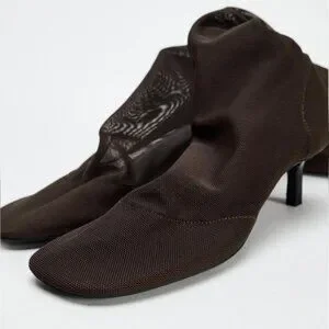 ZARA ハイメッシュブーツ 36 Zara | Shoes | Zara Overtheknee Mesh Boots | Poshmark